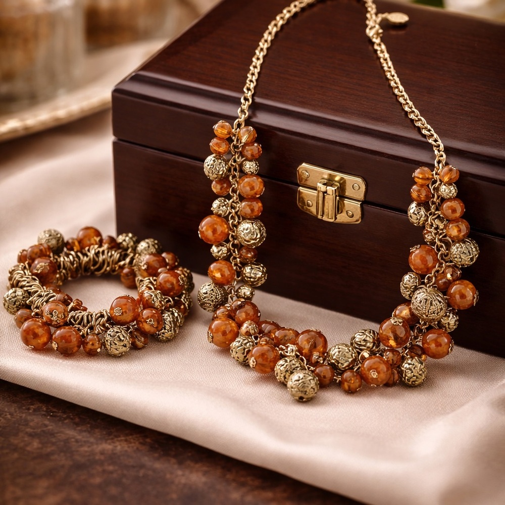 Vintage Robert Rose fashion jewelry set